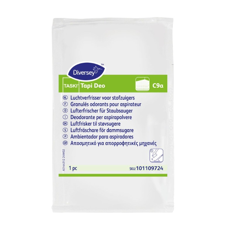 TASKI® Tapi Deo C9a - Absorberende korrels voor stofzuigers - Verpakking met 40 zakjes